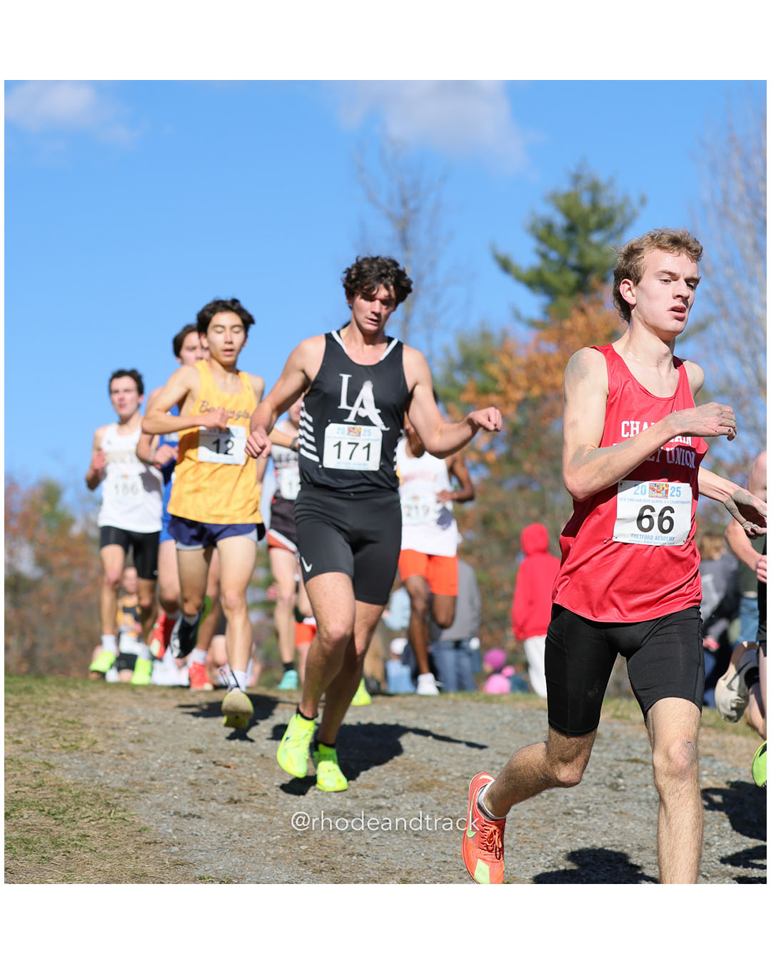 Owen Card, Lincoln Academy, P133, 18:15.60 - New England Cross Country State Championship - Thetford Vt - November 8, 2025 File: ./dir-2-Boys-Championship/251108-2025-New England-Cross-Country-Championships-Thetford-VT-517-296A8743.jpg Owen Card, Lincoln Academy, P133, 18:15.60 - New England Cross Country State Championship - Thetford Vt - November 8, 2025 – 2025 New Engla…